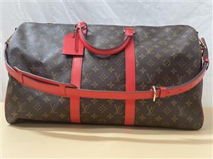 Louis Vuitton Keepall Bandouliere Monogram 50 Red